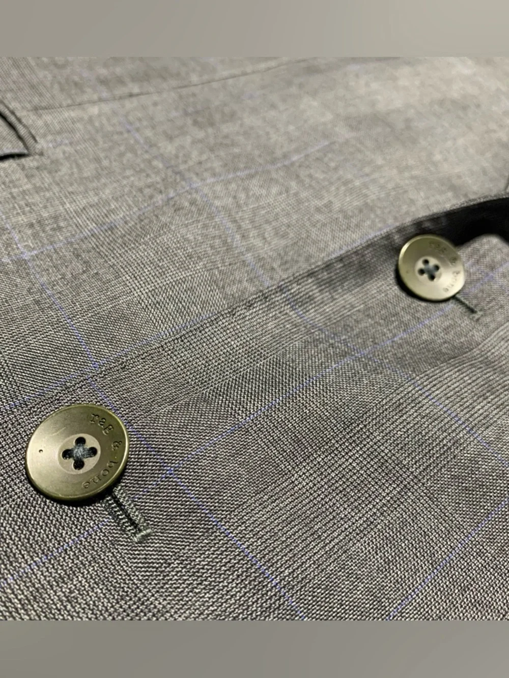 Rag & Bone Blazer Suit 100% Wool Gray Mens Size US 40 Pant Size 30x32 - Picture 8 of 14